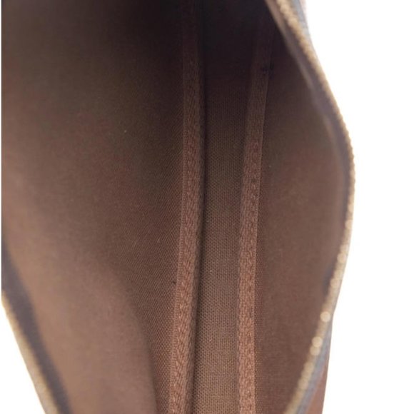 Louis Vuitton LV Monogram Pochette Brown Leather Gold Hardware Leather Strap - Picture 4 of 6